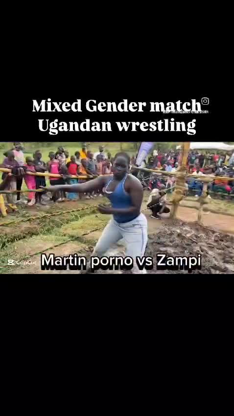 MIXED GENDER MATCH UGANDAN WRESTLING