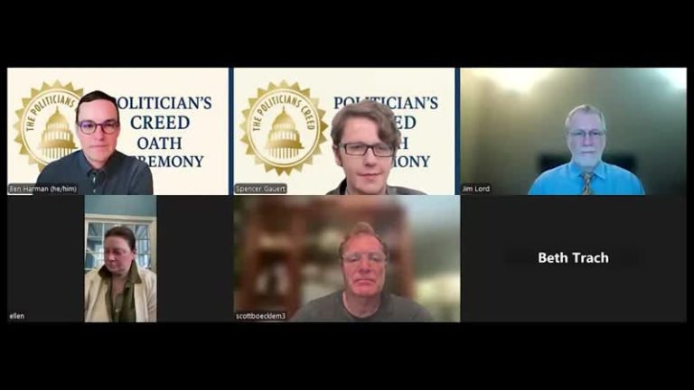 Ben Harman’s Oath to His Constituents